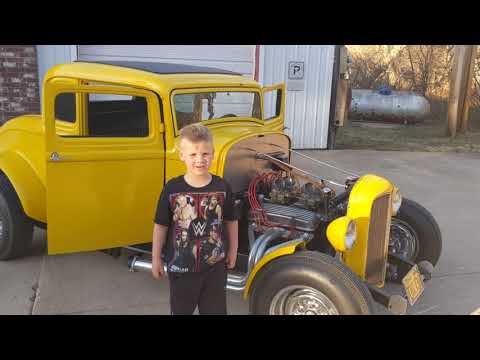 John Milner Coupe Ride Along With My Son! Nick's 1932 Ford American Graffiti Coupe Clone.