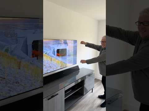 55” INCH LG OLED + Soundbar Combo! Wall Mounted + Hidden Cables. #lifesgood #lg #oledlg #lgs