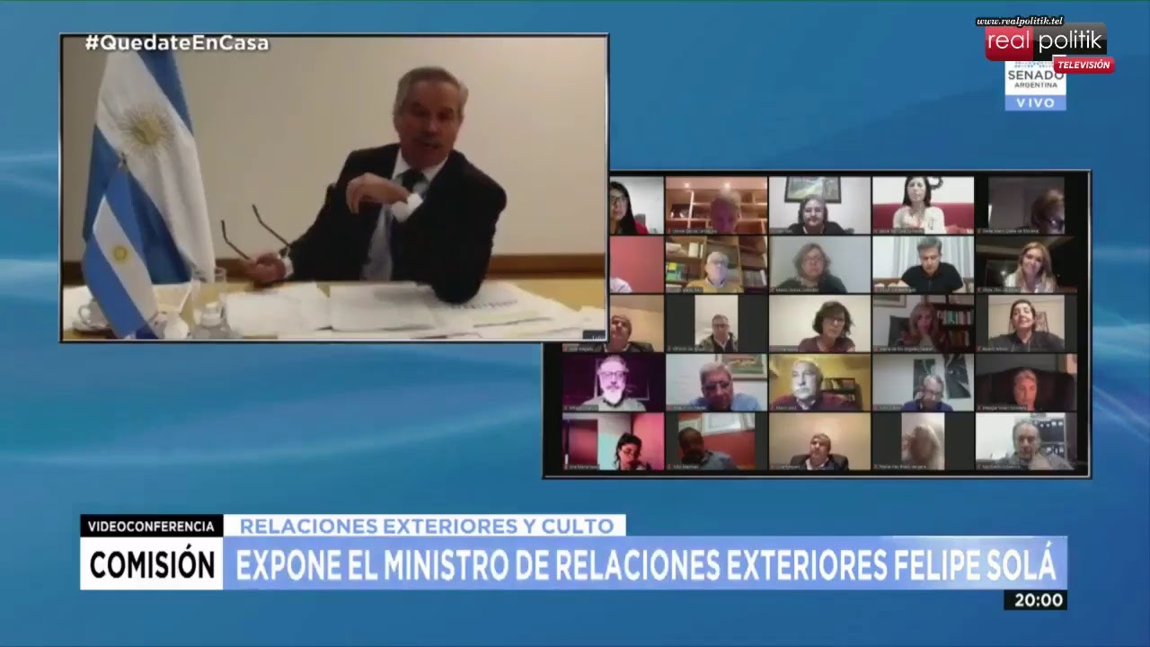 Felipe Solá expone un informe sobre los argentinos varados en el exterior