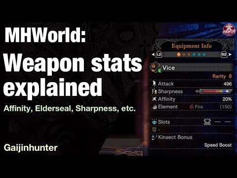 Monster Hunter World: Weapon Stats Explained