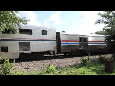 Amtrak 148 West in Wyanet, IL 8/18/21
