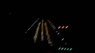 preview picture of video 'Air France  BOY 747- night landing    turbolencie  .avi'