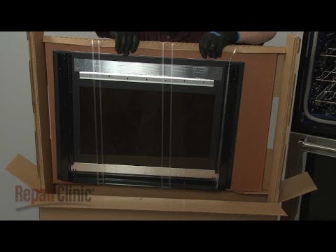 KitchenAid Double Wall Oven Outer Door Glass Assembly (Stainless) Replacement W10771242