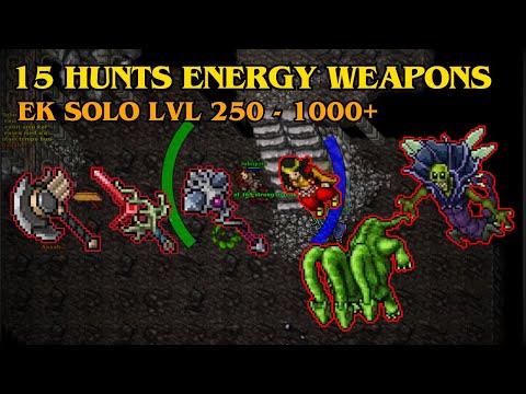 TIBIA - 15 HUNTS TO DO WITH THE ENERGY ELEMENT!