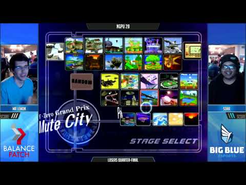 NGPU 28 SSBM - Mr. Lemon (Dr. Mario) vs. Sora (Marth, Falcon, Falco) - Melee LQF