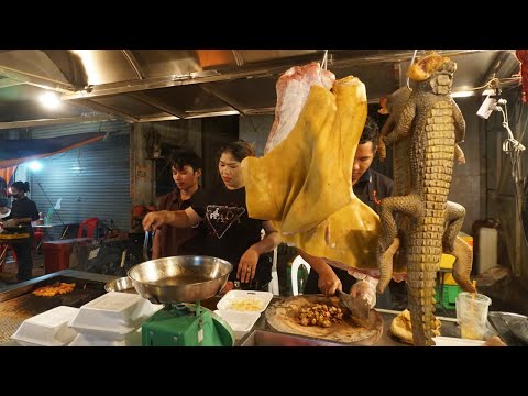 88 Tuol Tumpoung Grill Meats & Testy on The Street - Yummy Many Varieties Type Foods on The Street