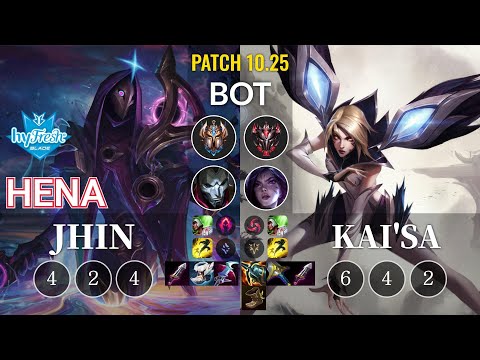hyF Hena Jhin vs Kai'Sa Bot - KR Patch 10.25