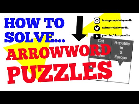 How to Solve Arrowword Puzzles - YouTube
