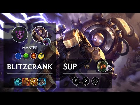 Blitzcrank Support vs Nautilus - EUW Master Patch 11.15