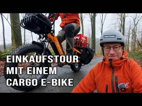 35 Kilometer Shoppingtour mit einem Cargo E-Bike  | Cyrusher Glider