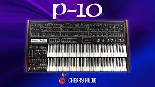 Video thumbnail for Cherry Audio | P-10 Synthesizer by Cherry Audio