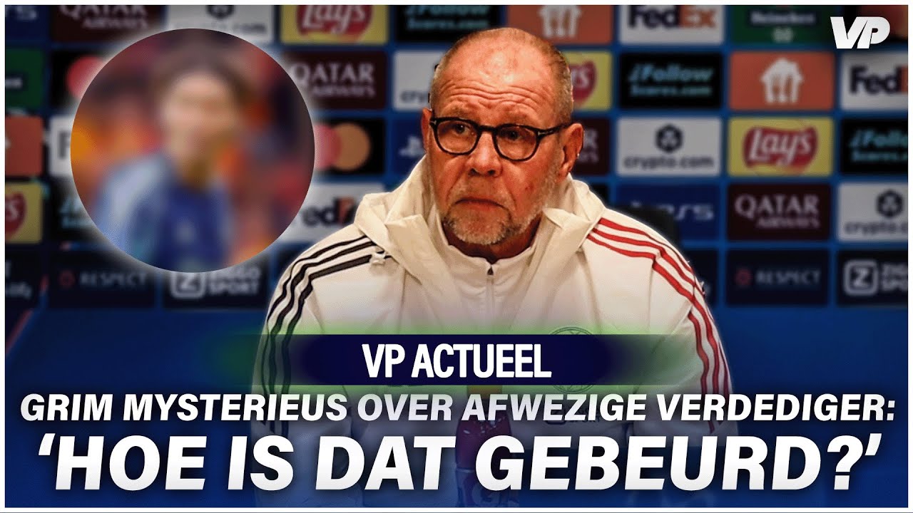 Grim looft afwezige Ajax-speler: 'Hij is echt heel belangrijk voor ons'