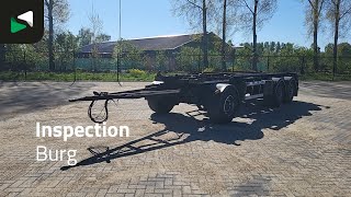 Remorcă pentru transport containere Burg BPA 09-18 3 axles de vânzare - Imagine 4 | Autoline RO Remorcă pentru transport containere Burg BPA 09-18 3 axles | Imagine 4 - Autoline