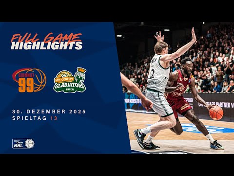 NINERS Chemnitz vs. VET-CONCEPT Gladiators Trier - Full Game Highlights - Matchday 13, 25/26