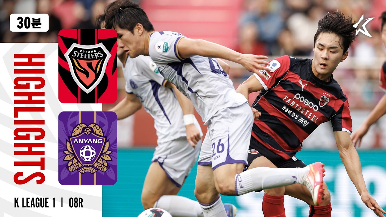 Pohang Steelers vs Anyang Highlights