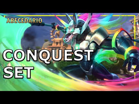 Set carry, Sale muy mal | Smite | Conquest Abecedario Set