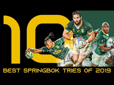 TOP 10 Springbok Tries 2019
