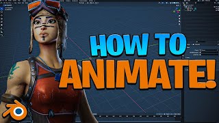 How To Make 3D Fortnite Animations in Blender (Beginner