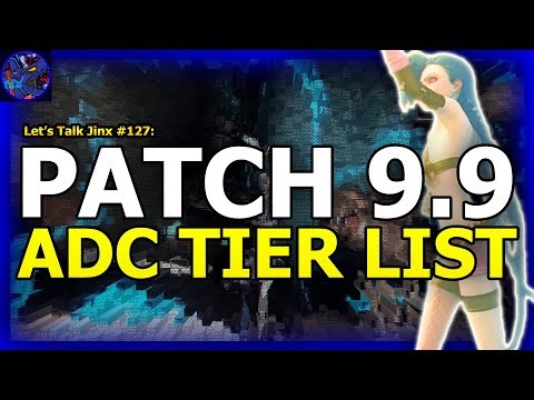 Patch 9.9 Rundown ADC TIER LIST (League Of Legends) | Let's Talk Jinx #127