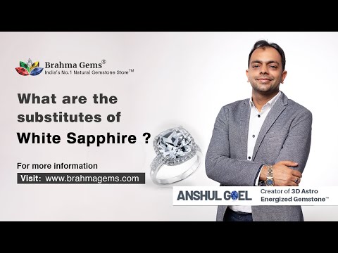 Substitutes of White Sapphire / Diamond