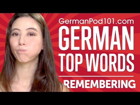 Learn The Most Useful Words in German