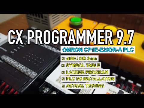 OMRON PLC | HOW TO CREATE A LADDER PROGRAM