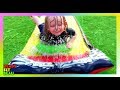 SLIP AND SLIDE FUN! SLIP AND SLIDE FUN!
