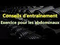 Conseil d'entraînement : Abdos