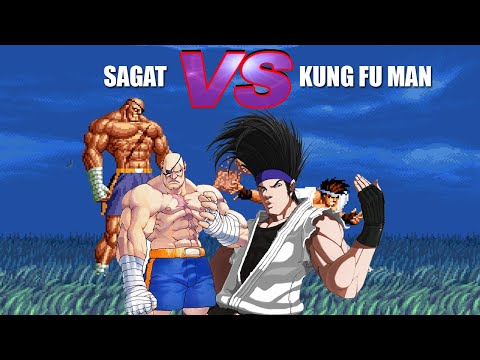 Mugen - Sagat vs. Kung Fu Man - 沙加特 vs. 功夫男
