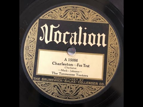 "Charleston" Roaring 1920s classic song for flappers (Tennessee Tooters) Great Gatsby era = hot jazz