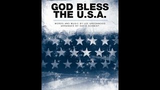 GOD BLESS THE USA (SATB) - Lee Greenwood/arr. David Schmidt