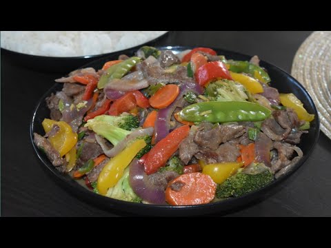CROWD PLEASING BEEF AND VEGETABLE STIR FRY RECIPE |...