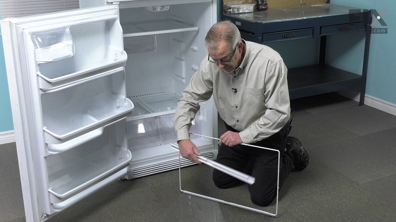 Replacing your Frigidaire Refrigerator Front Shelf Trim