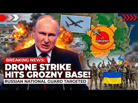 Drones STRIKE Russian National Guard’s Base in Grozny