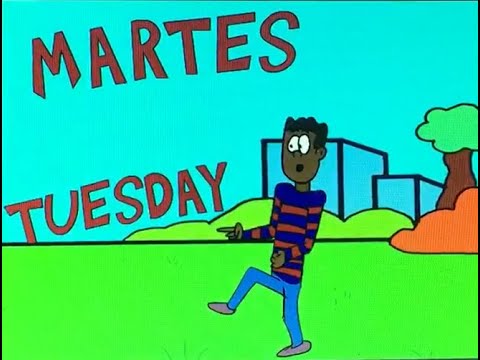 Spanish Days of the Week (representing Spanish speakers) #progressongs updated nursery rhymes