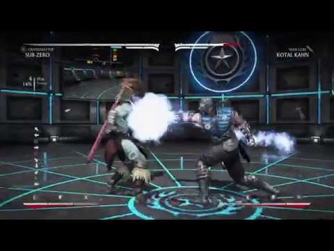 MKX - (grandmaster) Sub Zero 55% Meterless combo string