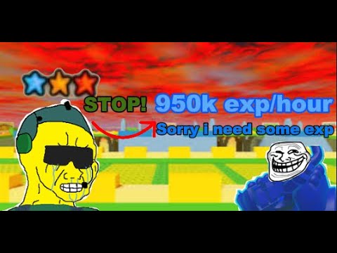 The battle brick best grind method *958k exp / hour*