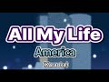 All My Life - America (Karaoke)