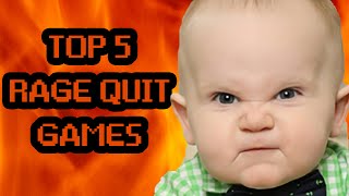 Top 5 Rage Quit Games - GamesCenter Episode #10