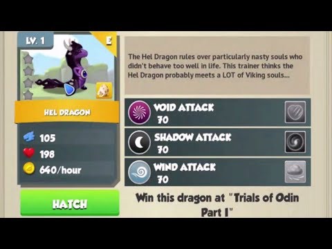 Dragon Mania Legends | TRIALS OF ODIN Event l WIN THE HEL DRAGON