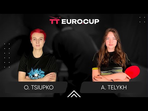 12:25 Oleksandra Tsiupko - Anastasiia Telykh 01.07.2024 TT Euro.Cup Women Ukraine Star. TABLE 4