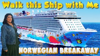 Norwegian Breakaway Full Ship Tour 2026 | Decks 17-6 Walkthrough