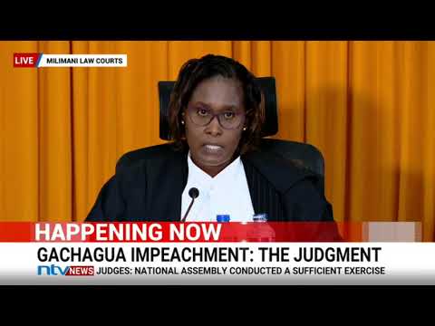 High court finds that the Senate violated Gachagua's rights by failing to adjourn when he fell ill