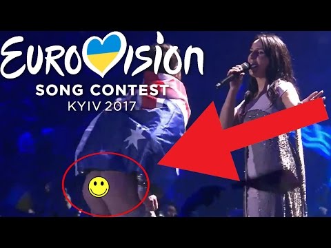 AUSTRALIAN GUY SHOWS ASS AT EUROVISION SONG CONTEST!!! (IS THIS FOR REAL??)