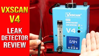 Vxscan V4 Smoke Machine Review (How to test EVAP, Vacuum & Exhaust for Leaks)