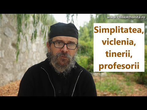 Simplitatea, viclenia, tinerii, profesorii - p. Teologos