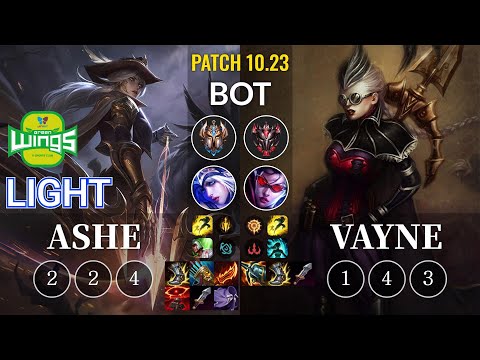 JAG Light Ashe vs Vayne Bot - KR Patch 10.23