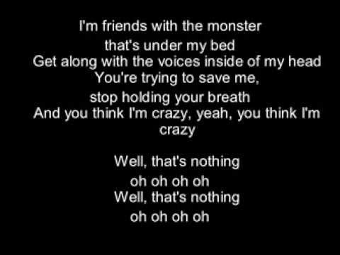 Eminem - The Monster  ft. Rihanna [Lyrics On Screen]