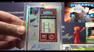 2020 Contenders Baseball Card 6 Box Half Case Break #9   Sports Cards