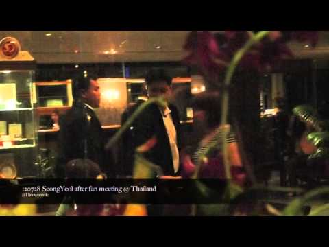 120827 SeongYeol after fan meeting @ Thailand